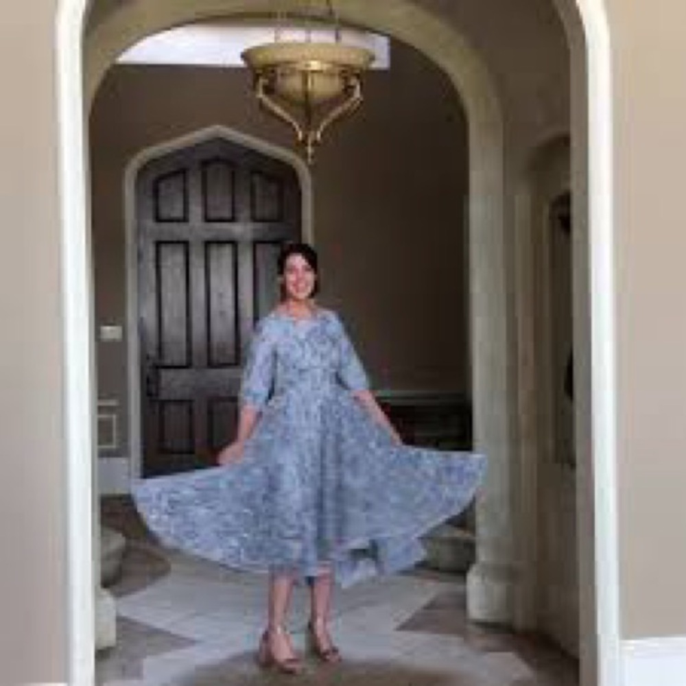 Dainty Jewells Gray Midi Dress